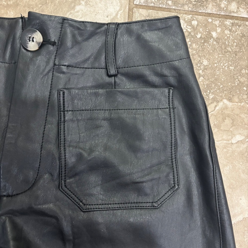 The Colette Faux Leather Shorts by Maeve Sz 27 - Picture 4 of 14